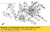 50710KPM003, Honda, komplet uchwytów, kask (hon honda vt shadow ca spirit c2  s xr l c2s c cs black c2b xr125l vt750c vt750ca vt750c2 vt750c2b vt750c2s vt750cs vt750sa vt750s 750 125 , Nowy