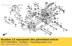 Ici, vous pouvez commander le support assy., casque (hon auprès de Honda , avec le numéro de pièce 50710KPM003: