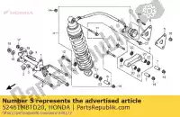 52461MBTD20, Honda, Arm, kussen honda xl varadero v va xl1000v xl1000va 1000 , Nieuw