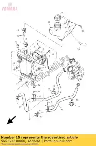 yamaha 5NRE24830000 pipe 3 - La partie au fond