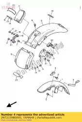 Here you can order the holder, wire 2 from Yamaha, with part number 2NT215980000: