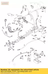 ktm 58211070000 lichtschakelaar cpl. cev adv.'97 - Onderkant