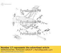 00002518790, Piaggio Group, Bushing aprilia derbi gilera cross city gpr rcr rcr 50 rx rx 50 rx sx senda senda drd r senda drd sm senda r senda r drd x treme senda sm senda sm drd x treme smt smt racing sx zapabb01 zd4pvl, zd4pvg zd4swa00, zd4pvg01 zdpab zdpaba01, zdpabb0,  zdpabb00 zdpabb01, New