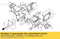 64252MAL600, Honda, mat b,lower cowl honda cbr  f cbr600f 600 , New