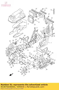 yamaha 903870608900 collar - Bottom side