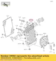 390600029, Kawasaki, grzejnik vn900b6f kawasaki  vn vulcan 900 2006 2007 2008 2009 2010 2011 2012 2013 2014 2015 2016 2017 2018 2019 2020 2021, Nowy