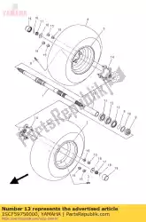 Aquí puede pedir caucho, casquillo de Yamaha , con el número de pieza 1SCF59750000: