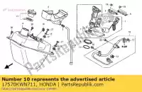 17570KWN711, Honda, comp tuyau, fe de carburant honda ww125ex2 ww125 125 , Nouveau