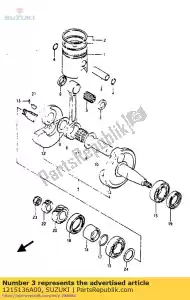 Suzuki 1215136A00 sworze?, t?ok - Dół