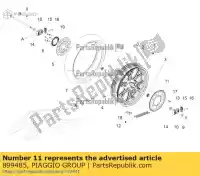 899485, Piaggio Group, pier?cie? ?a?cuszka z = 60 aprilia  rs rs4 zd4kc000 zd4kca00 zd4tw000 125 2011 2012 2013 2014 2016 2017 2018 2019 2020, Nowy