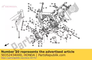 honda 50352434000 caoutchouc a, bouchon - La partie au fond