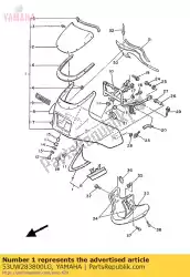 Ici, vous pouvez commander le cagoule auprès de Yamaha , avec le numéro de pièce 53UW283800LG: