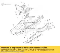 1B0013460000C, Piaggio Group, panel de red (l) piaggio liberty rp8c54100 rp8ca1100 rp8ca1200 rp8cd1100 rp8m89100, rp8ma4100 rp8m89130, rp8ma4110, rp8ma4111 rp8m89200, rp8ma4200 rp8m89200, rp8ma430 rp8md4100 rp8md4200l zapc546b zapm898g 50 125 150 2015 2016 2017 2018 2019 2020 2021 2022, Nuevo