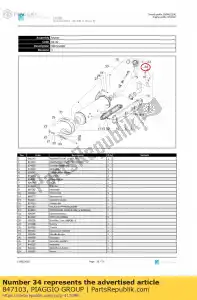 Piaggio Group 847103 manifold - Bottom side