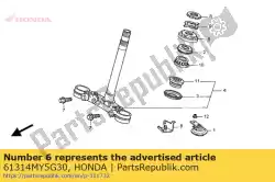 Ici, vous pouvez commander le reste, corne auprès de Honda , avec le numéro de pièce 61314MY5G30: