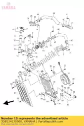 Ici, vous pouvez commander le couvercle, thermostat auprès de Yamaha , avec le numéro de pièce 3D8124130000: