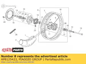 Piaggio Group AP8125423 distanziatore esterno - Il fondo