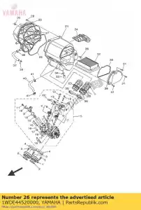 yamaha 1WDE44520000 sello - Lado inferior