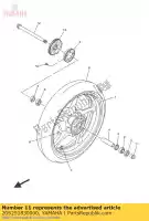 20S251830000, Yamaha, ko?nierz, ko?o yamaha ajs fz xj  600 800 2009 2010 2011 2012 2013 2014 2015 2016, Nowy