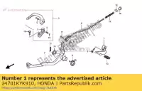 24701KYK910, Honda, pedal, mudança de marcha honda crf 110 2014, Novo