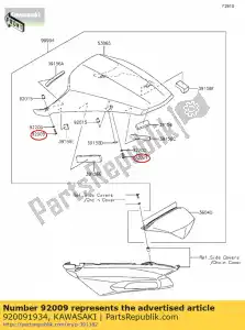 kawasaki 920091934 ?ruba 5x20 zx600-j1 - Dół