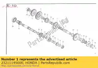 23211149000, Honda, m / shaft.trns honda cb  j 50 , Nouveau