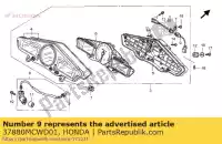 37880MCWD01, Honda, sensor, temperatura (ao ar livre) honda vfr 800 2002 2003 2004 2005 2006 2007 2008 2009 2010, Novo