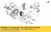 17212MFE640, Honda, Band, connecting tube honda vt shadow ca spirit c2  s c2s cs black c2b c vt750c2 vt750c vt750ca vt750c2b vt750c2s vt750cs vt750sa vt750s 750 , New