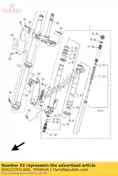 Aqui você pode pedir o noz, especial em Yamaha , com o número da peça 5XE23393L000: