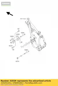 Kawasaki 320291652 support-moteur - La partie au fond