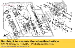 rod comp van Honda, met onderdeel nummer 52426KCY671, bestel je hier online: