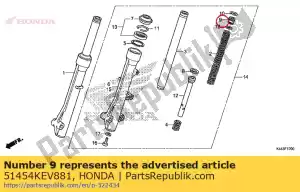 honda 51454KEV881 siedzisko b, spr??yna (showa) - Dół