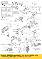 230620845, Kawasaki, soporte-comp, relé brkt. kawasaki ninja h2r  p 1000 , Nuevo