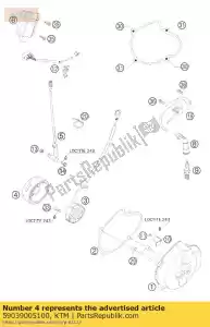 ktm 59039005100 flywheel 4k3a racing 2004 - Bottom side