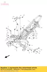 frame comp van Yamaha, met onderdeel nummer 5D7F11102000, bestel je hier online: