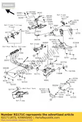 Here you can order the clamp zx1000e8f from Kawasaki, with part number 921711875: