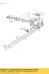 Here you can order the counterweight from Piaggio Group, with part number 829071: