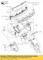 230160032, Kawasaki, lamp-assy, ??licença vn1700c9f kawasaki vn vulcan 1700 2009 2010 2011 2012 2013 2014 2015 2016, Novo