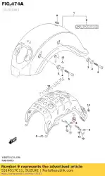 Here you can order the cushion,front f from Suzuki, with part number 5314517C11: