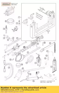 ktm 58529015102 piston ring compressor d=102mm - Bottom side