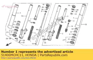 honda 51400MCHC11 nenhuma descrição disponível no momento - Lado inferior