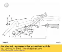 61311459234, BMW, interruptor, puños de manillar calefactables / asiento trasero - l = 700 mm bmw  650 750 800 850 1000 1100 1984 1985 1986 1987 1988 1989 1990 1991 1992 1993 1994 1995 1996 1997 1998 1999 2000, Nuevo