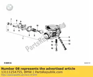 bmw 13111254755 lever (to 01/1971) - Bottom side