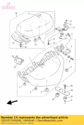 Here you can order the band, seat from Yamaha, with part number 5JX247340000: