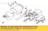 84120MR5000ZA, Honda, aperto, l. passageiro * nh185l * (nh185l cinza atlântico) honda pc 800 1989 1990, Novo