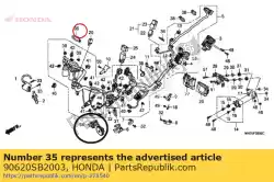 Here you can order the band, wire harness from Honda, with part number 90620SB2003: