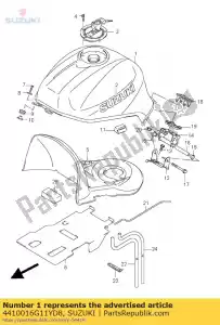 Suzuki 4410016G11YD8 zbiornik, paliwo - Dół