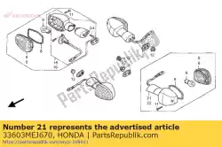 Aqui você pode pedir o conjunto de soquete r em Honda , com o número da peça 33603MEJ670: