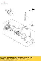 Tutaj możesz zamówić wiosna, szczotka od Suzuki , z numerem części 3113547A00: