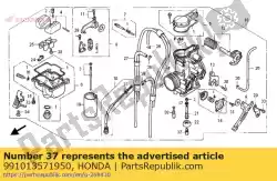 Here you can order the jet,main,#195 from Honda, with part number 991013571950: